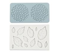 TVSVKWE 2 Pieces Of Fondant Silicone Mold, Cake Decoration Mold, Creative Mold, Kitchen Supplies, Baking Mold.