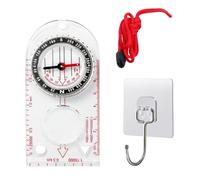 TVSVKWE 2 Pieces Of Luminous Compass, Portable Outdoor Tools, Night Visual Design, Suitable For Night Adventure And Outdoor Navigation.