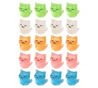 TVSVKWE 20 Pieces Of Luminous Cat Ornaments, Cute Mini Ornaments, Creative Decorations, Micro Landscape Ornaments, Doll House Accessories.