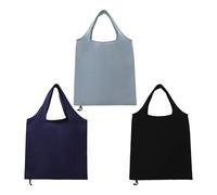 TVSVKWE 3 Pieces Foldable Shopping Bags, Large Capacity Storage Bags, Waterproof Handbags, Reusable And Lightweight Storage.