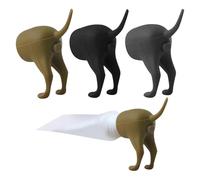 TVSVKWE 3 Pieces Of Dog Butt Styling Toothpaste Tool, Creative Toothpaste Tool, Interesting Toothpaste Dispenser, Toothpaste Accessories.