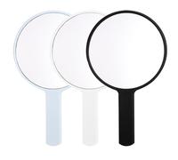TVSVKWE 3 Pieces Of Handheld Mirror, Round Mirror, Portable Makeup Mirror, And Body Mirror, Suitable For Travel And Family.