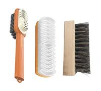 TVSVKWE 3 Pieces Shoe Brush, Multi-Function Cleaning Brush, Shoe Care Tool, Stain Removal Tool.