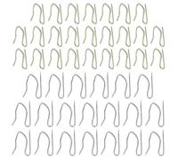 TVSVKWE 45 Stainless Steel Curtain Tip Hooks, Bath Curtain Hooks, Durable Metal Hooks, Curtain Mounting Accessories.