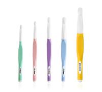 TVSVKWE 5 Pieces Of Plastic Crochet, Hand-Knitted Tools, Durable Crochet, Can Make Blankets, Scarves, Sweaters.