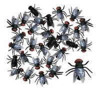 TVSVKWE 50 Pieces Of Simulated Fly, Small Plastic Toys, Creative Spoof Horror Props, Convenient Mini Models, Party Decorations.