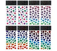 TVSVKWE 8 Colorful Shiny Stickers, Cute Stickers, Children'S Reward Stickers, Cartoon Decorative Stickers, Girls' Stickers.