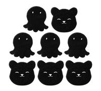 TVSVKWE 8 Pieces Cartoon Hair Sticker, Creative Cute Hair Sticker, Pet Hair Removal Tool, Clothes Care Accessories.