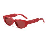 TVTBBVV Chunky Cat Eye Sunglasses for Women Men Thick Frame Dark Tinted Lens Geometric Eyewear UV Protection(C4)