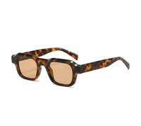 TVTBBVV Classic Rectangular Sunglasses for Men Women Lightweight Black Frame Sun Glasses Modern Style Eyewear for Outdoor D