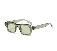 TVTBBVV Classic Rectangular Sunglasses for Men Women Lightweight Black Frame Sun Glasses Modern Style Eyewear for Outdoor D