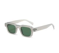 TVTBBVV Classic Rectangular Sunglasses for Men Women Lightweight Black Frame Sun Glasses Modern Style Eyewear for Outdoor D
