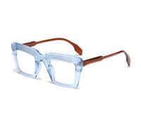 TVTBBVV Oversized Square Eyeglasses for Women Retro Thick Frame Fashion Glasses Lightweight Comfortable Spectacles