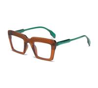 TVTBBVV Oversized Square Eyeglasses for Women Retro Thick Frame Fashion Glasses Lightweight Comfortable Spectacles