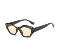 TVTBBVV Retro Cat Eye Sunglasses for Women Men Thick Winged Frame Metal Stud Detail Tinted Lens UV Protection