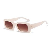 TVTBBVV Retro Rectangular Sunglasses for Women Men Chunky Thick Frame Square Sun Glasses UV400 Protection Classic Vintage