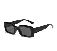 TVTBBVV Retro Rectangular Sunglasses for Women Men Chunky Thick Frame Square Sun Glasses UV400 Protection Classic Vintage