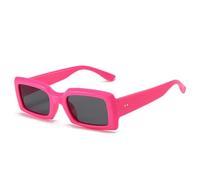 TVTBBVV Retro Rectangular Sunglasses for Women Men Chunky Thick Frame Square Sun Glasses UV400 Protection Classic Vintage
