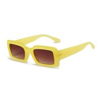TVTBBVV Retro Rectangular Sunglasses for Women Men Chunky Thick Frame Square Sun Glasses UV400 Protection Classic Vintage