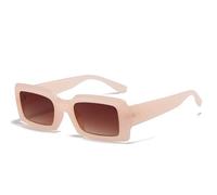 TVTBBVV Retro Rectangular Sunglasses for Women Men Chunky Thick Frame Square Sun Glasses UV400 Protection Classic Vintage