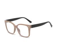 TVTBBVV Square Clear Lens Glasses for Women Men Retro Blue Tortoise Frame Fashion Optical Eyewear
