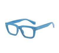 TVTBBVV Square Sunglasses for Women Men Retro Chunky Frame Rivet Detail Tinted Lens Eyewear UV Protection