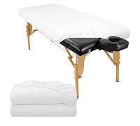 Tvvcalk 2pcs Massage Bed Cover, Washable Lounger Cover, Waterproof Massage Couch Protective Cover, Hyperelastic, Fitted Cover for Massage Table, 80 x 190cm