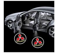 TVVXIO 2Pcs Car Welcome Door Light, for Mitsubishi Outlander PHEV 2016-2019 Car Door Light Car Welcome Light, LED Logo Projector Puddle lights