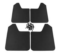 TVVXIO 4 Pcs Car Mud Flaps for Dacia Duster 3 2024 2025, Car Front and Rear Splash Guards, Mudflaps Flap, Car Wheel Protection,A Black