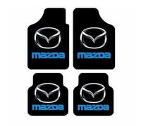 TVVXIO 4 Pieces Car Floor Mats for Mazda 2 2021-2023 2024, Front Rear Non Slip Waterproof Interior Accessory