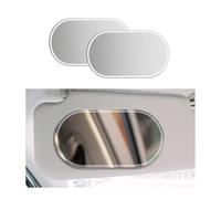 TVVXIO Auto Sun Visor HD Makeup Mirror, for MG ZS MG4 MG5 ZS EV 2022 2023 2024 2025 Portable Self-Adhesive Seatback Stainless Steel Car Interior Cosmetic Mirror,A