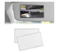 TVVXIO Auto Sun Visor HD Makeup Mirror, for Nissan Qashqai J10 J11 2006-2024 Portable Self-Adhesive Seatback Stainless Steel Car Interior Cosmetic Mirror,B