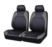 TVVXIO Car Seat Cover, for Ford EcoSport 2015-2020 2021 2022 2023 2024 Front Seat and Headrest Covers, Leather Waterproof NonSlip Front Protectors Interior Accessories,B Grey