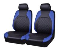 TVVXIO Car Seat Cover, for Ford Fiesta Titanium 2005-2019 Front Seat and Headrest Covers, Leather Waterproof NonSlip Front Protectors Interior Accessories,D Blue