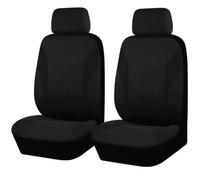 TVVXIO Car Seat Cover, for Ford Kuga 3 III St Line 2020-2024 2025 Front Seat and Headrest Covers, NonSlip Front Protectors Interior Accessories,A Black