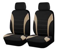 TVVXIO Car Seat Cover, for Ford Kuga 3 III St Line 2020-2024 2025 Front Seat and Headrest Covers, NonSlip Front Protectors Interior Accessories,C Beige