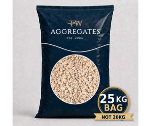 Tw Aggregates - Cotswold Buff Decorative Gravel 20mm 25Kg Maxi Bag