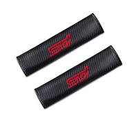 TW PREMIER 2pcs Car Carbon Fiber Seat Belt Padding, for STI Auto Seatbelt Protector Interior Styling Accessories,C