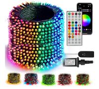 TW SHINE Smart Color Changing Halloween Lights Outdoor, 328FT 1000 LED RGB Christmas String Lights with Remote & App Control & Timer Waterproof for Indoor Holiday Xmas Tree Wedding Decorations