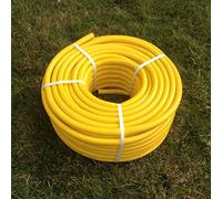 TW Tool Superstore 100 Metre Yellow Garden Hose Pipe - 100M Reinforced Anti-Kink Water Hosepipe