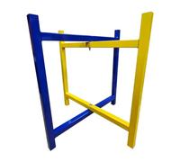 TW Wholesale Mortar Spot Board Stand Heavy Duty Bricklayers Brickies Mortar Board Foldable Steel Stand (TWSBS500)
