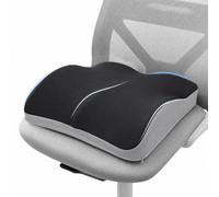 TW1TGOFT Seat Cushion - Car Seat Cushion Memory Foam for Tailbone Pain Relief, Sciatica Cushion Lower Back Non-Slip Ergonomic, Office Chair Cushion for Office Chair Car Seat Gaming Wheelchair, Black