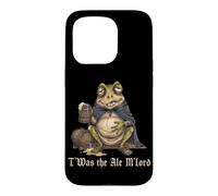 T'was The Ale M'Lord Funny Drunk Frog Beer Weird Medieval Case for iPhone 15 Pro