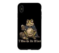T'was The Ale M'Lord Funny Drunk Frog Beer Weird Medieval Case for iPhone XS Max