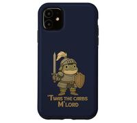 Twas the Carbs M’Lord Cute Vintage Medieval Chubby Frog Case for iPhone 11