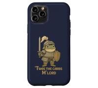 Twas the Carbs M’Lord Cute Vintage Medieval Chubby Frog Case for iPhone 11 Pro