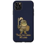 Twas the Carbs M’Lord Cute Vintage Medieval Chubby Frog Case for iPhone 11 Pro Max