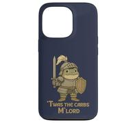 Twas the Carbs M’Lord Cute Vintage Medieval Chubby Frog Case for iPhone 13 Pro
