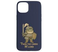 Twas the Carbs M’Lord Cute Vintage Medieval Chubby Frog Case for iPhone 15 Plus