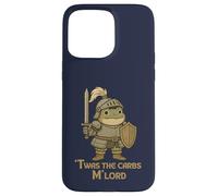 Twas the Carbs M’Lord Cute Vintage Medieval Chubby Frog Case for iPhone 15 Pro Max